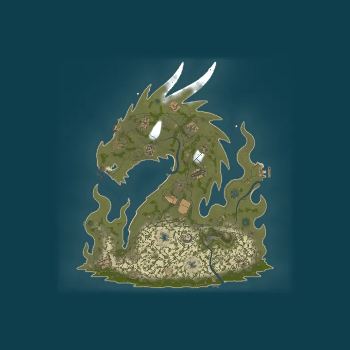 Map of Down Under | The Dragonia Map | 3x PvP | AU