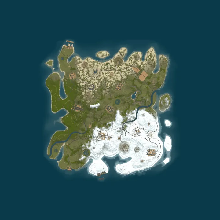 Map of 【PVE】原倍仿官|突袭据点|NPC|死亡不掉落|萌新