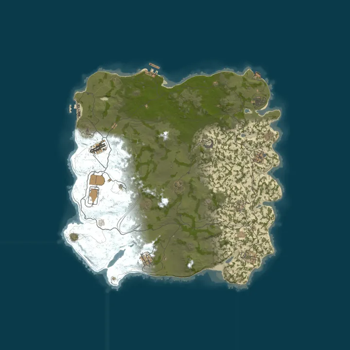 Map of EU 2x The Raid Redemption PVE - Kits/CustomVehicles