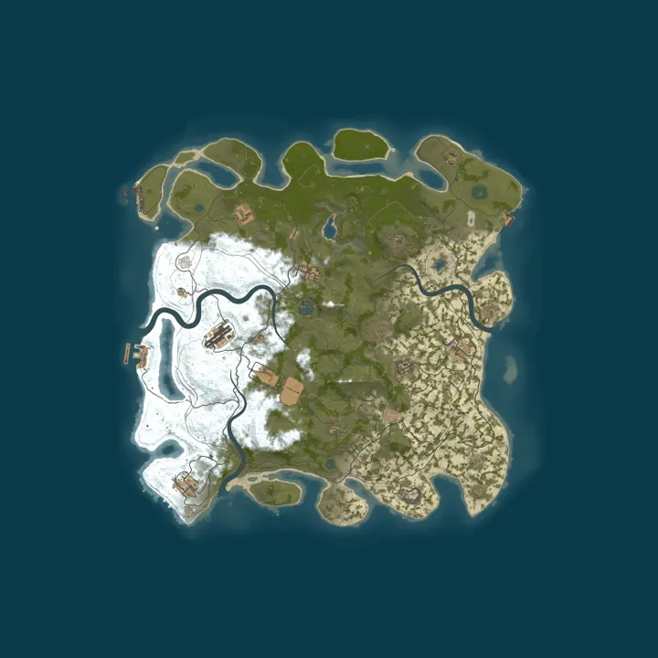 Map of Modded 2x | Noob Friendly | MAPWIPE 26.10 RUSTERZ.COM