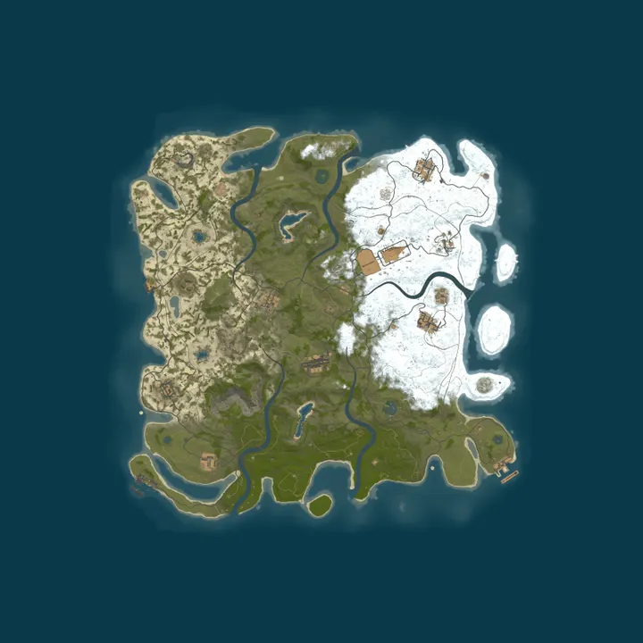 Map of [US] Golden Hour PvE/PvP︱Chill︱Zombies︱Events︱Biweekly