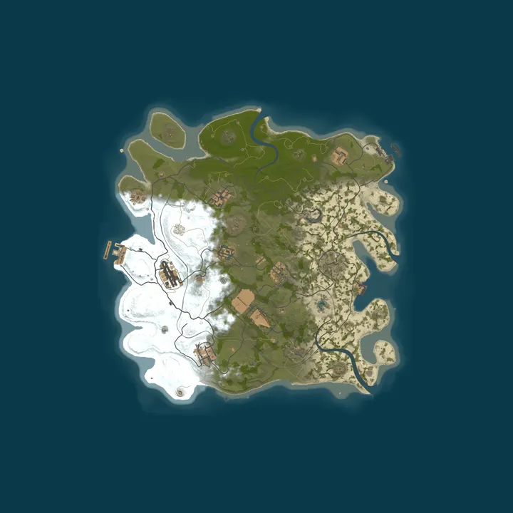Map of RIVAL BR | SOLO ONLY | VANILLA | PREMIUM