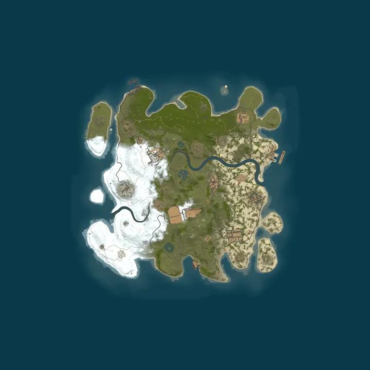 Map of TopRust.gg Solo/Duo/Trio 2x | FULLWIPE 23.10