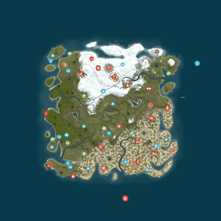 Map of [PvE] TruePvE [x1-x5|Loot+|NPC|RB|Quests|NoRaid/NoKill]