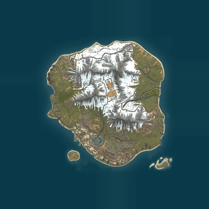 Map of Скуфный остров|SOLO OLD SCHOOL|NO OFFLINE RAID