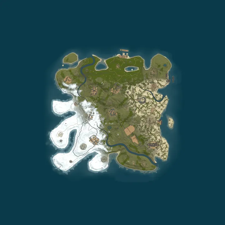 Map of Hustle Rust - [2X, NOLIMIT]