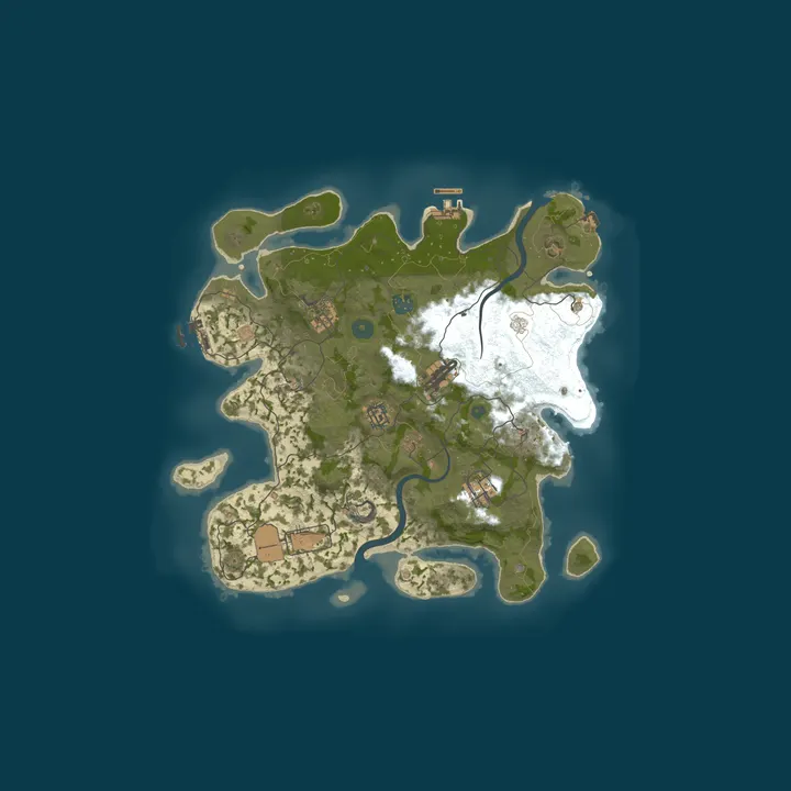 Map of My Local Rust Staging Server