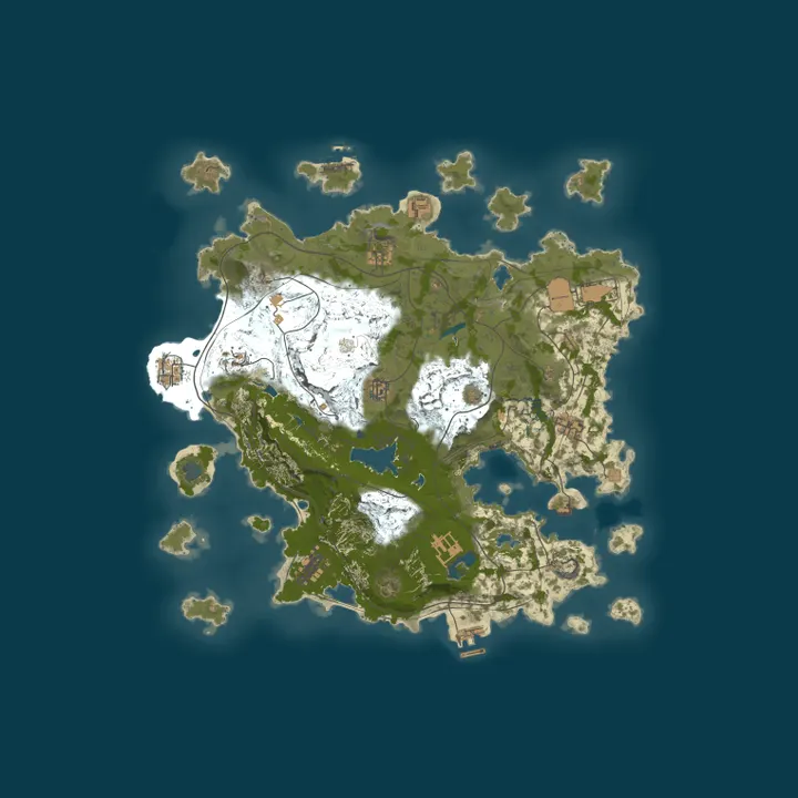 Map of Llaneros PVE | Habilidades, Eventos, Negocios, Raids