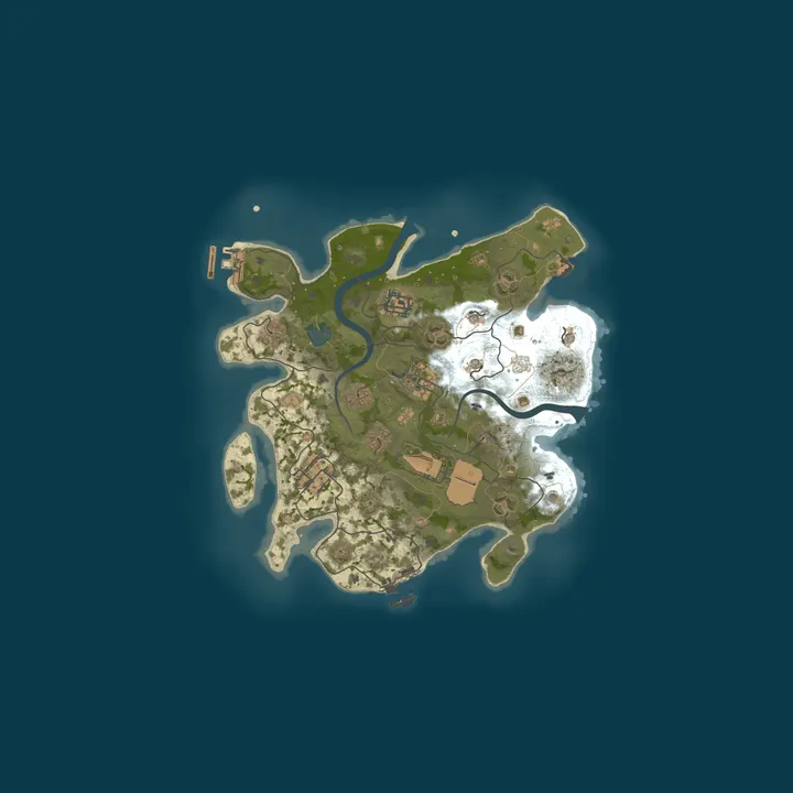 Map of C u m z o n e | NOOB FRIENDLY | BUILD IN MONUMENTS | MONTHLY