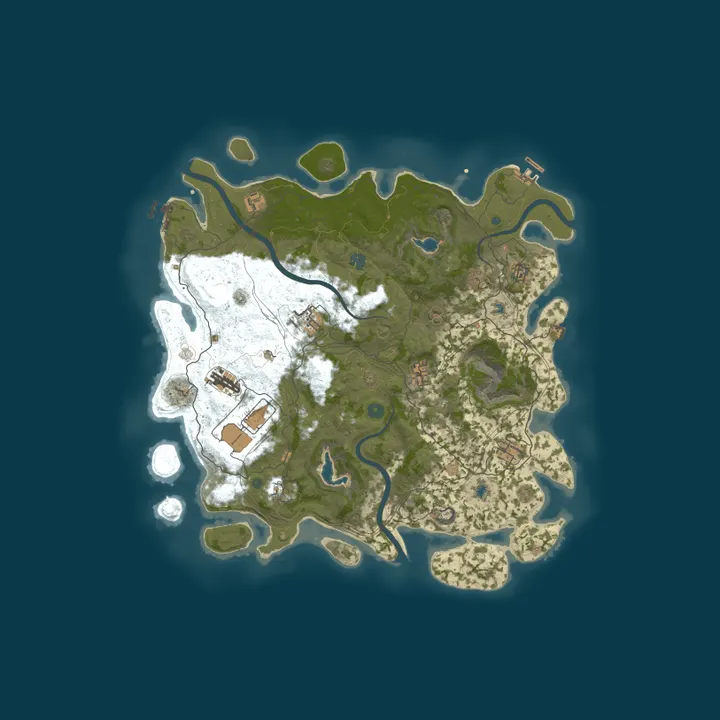 Map of GreenRUST NO LIMIT|X10|KITS|TP|LAST WIPE 29.10