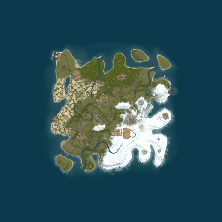 Map of [US] TheRustyOre 2x Vanilla Solo|Duo|Trio|Quad|US|WEEKLY|WIPED 