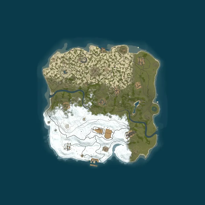 Map of WEREWOLF GAMING.CO 3x Solo/Duo Weekly Fridays|Loot x3|Share BPs