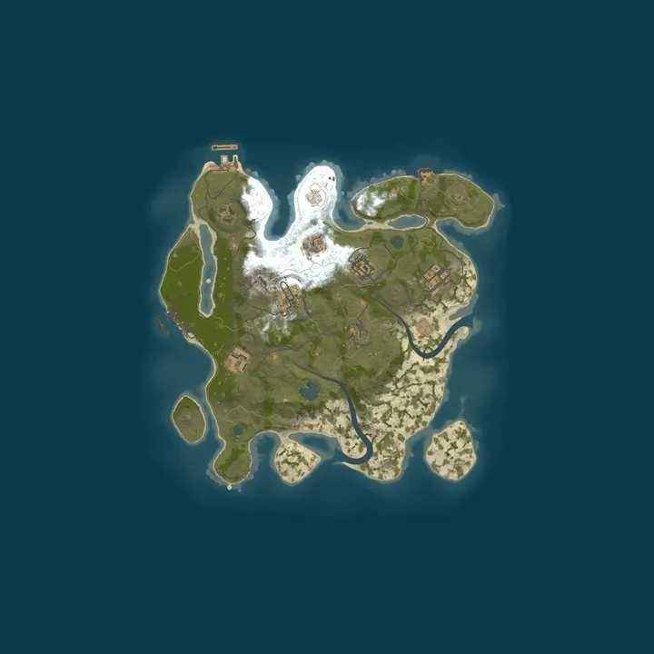 Map of Blitz Rust 1x - By Pingperfect.com