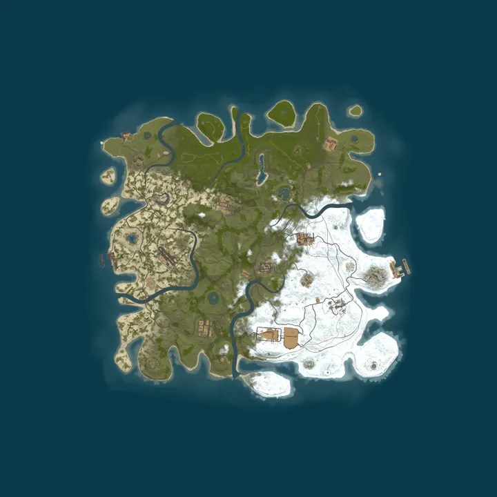 Map of Rust TestServer NoChat