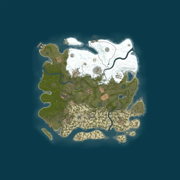 Map of ERROR RUST| x2 день|x5 ночь