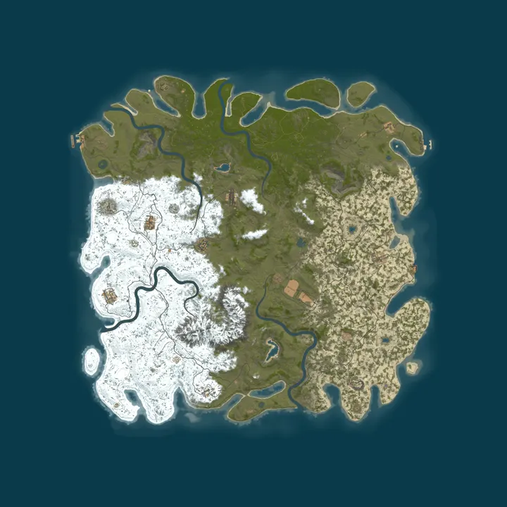 Map of James Test Rust Server