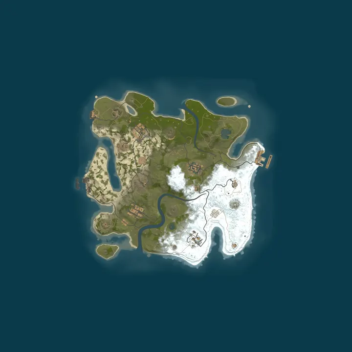Map of A Rust Server