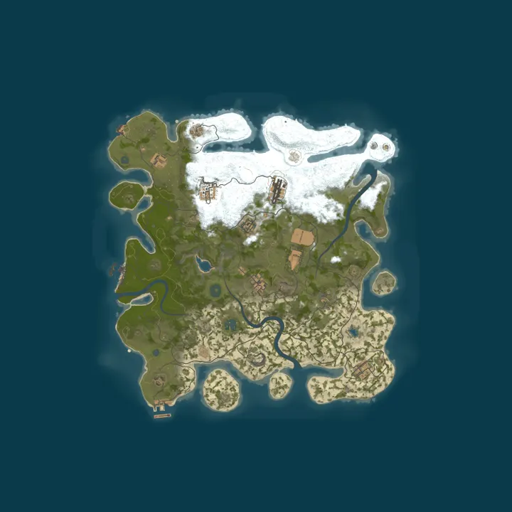 Map of №001 ULTRA RUST X100