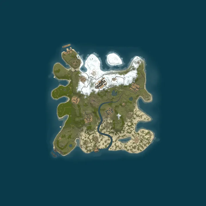 Map of StayFrosty | 100X | Modded PvP | Solo, Duo, Trio, Quad | Weekly