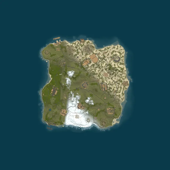 Map of Launch Your Private Rust Wipe Instantly - No Setup