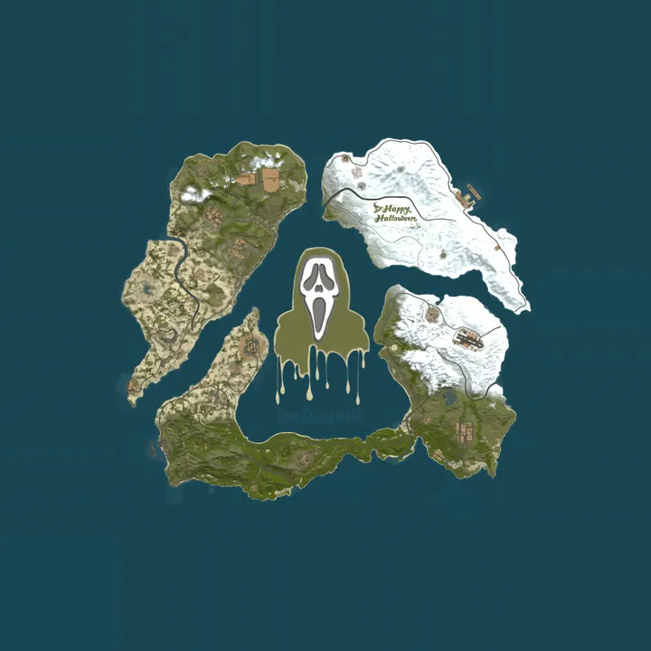 Map of RUST & RELAX , PVE ,wipe twice monthly
