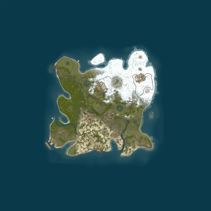 Map of Pine Hosting - Rust Server