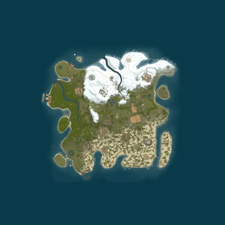 Map of Iron & Ash 3X | Solo/Duo/Trio | Monthly | 50% Upkeep