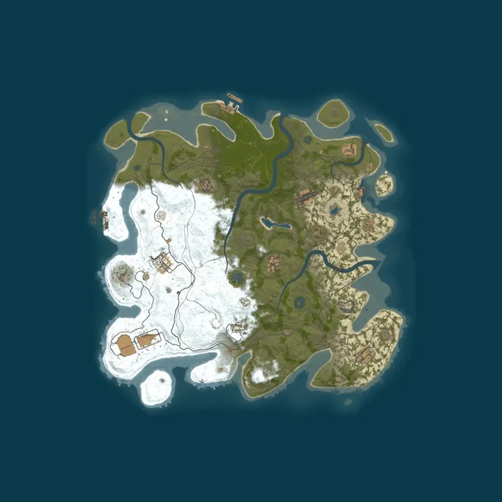 Map of VANILLA 2x2 | GGRust #6 | Для нoвичкoв 2x
