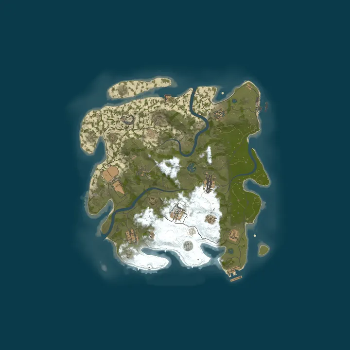 Map of ATEEZ RUST NOLIMIT [2x | SKIN | LOOT+]