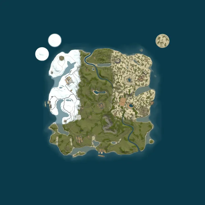 Map of EU|AndysolAM 10x No BPs Solo/Duo|PVP|Shop|Loot+|Kits|Raid+|Skin